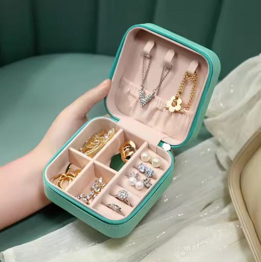 PU Leather Jewellery Organizer Box